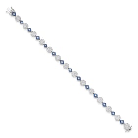 Sapphire and Diamond Bracelet