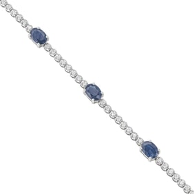 Sapphire and Diamond Bracelet