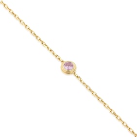 Cartier D'Amour Pink Sapphire Bracelet
