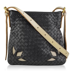 Bottega Veneta Intrecciato Leather Crossbody Bag