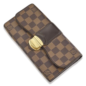 Louis Vuitton Damier Portefeuille Sistina Wallet, with Box