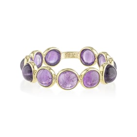 Amethyst Cabochon Ring