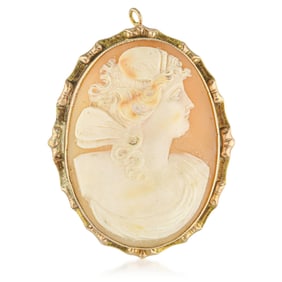 Vintage Cameo Pendant/Pin
