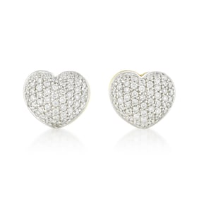 Heart Diamond Earrings
