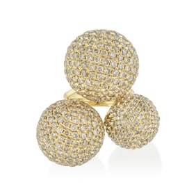 Diamond Sphere Ring