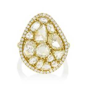 Fancy Yellow Diamond Statement Ring