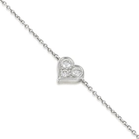 Tiffany & Co. Diamond Heart Bracelet