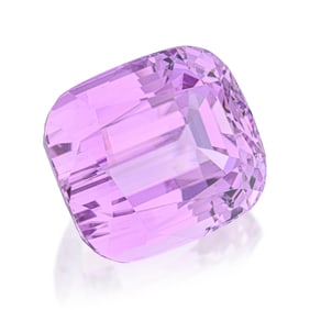 97-Carat Kunzite Cushion Faceted Loose Gemstone