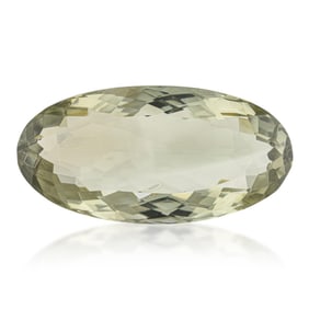 56.89-Carat Oval Green Prasiolite Loose Gemstone