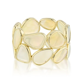 Opal Cabochon Stack Ring