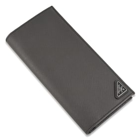 Prada Saffiano Leather Long Wallet