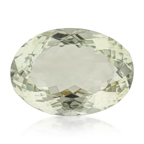 29.11-Carat Oval Cut Prasiolite Loose Gemstone