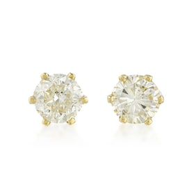 Diamond Stud Earrings