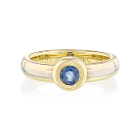 Cartier Sapphire Tank Ring
