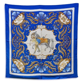 Hermes “Cheval Turc?? Silk Scarf, Designed by Christiane Vauzelles