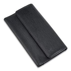 Louis Vuitton Epi Porte Tresor Leather Wallet