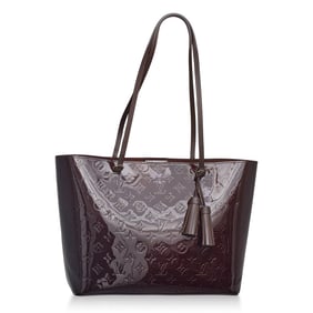 Louis Vuitton Monogram Vernis Long Beach MM Tote Bag