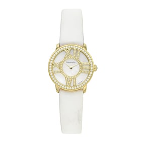 Tiffany & Co. Atlas in 18K Gold With Diamonds, Box and Paper