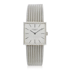 Patek Philippe Men's Dress Watch in 18K White Gold