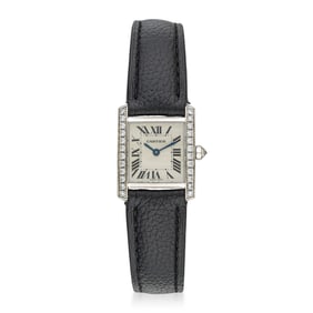 Cartier Tank Francaise in 18K White Gold