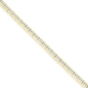 Square Diamond Line Bracelet