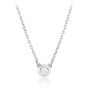 Tiffany & Co. Solitary Diamond Necklace