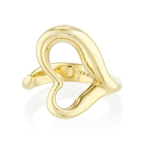 Elsa Peretti Tiffany & Co. Open Heart Gold Ring