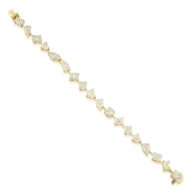Fancy Shape Diamond Bracelet