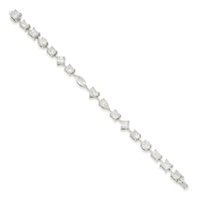 Multi Fancy Shape Diamond Bracelet