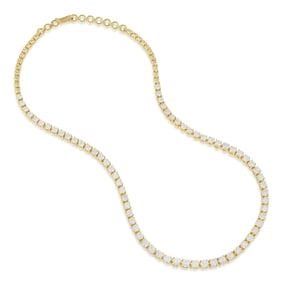 Line Diamond Necklace