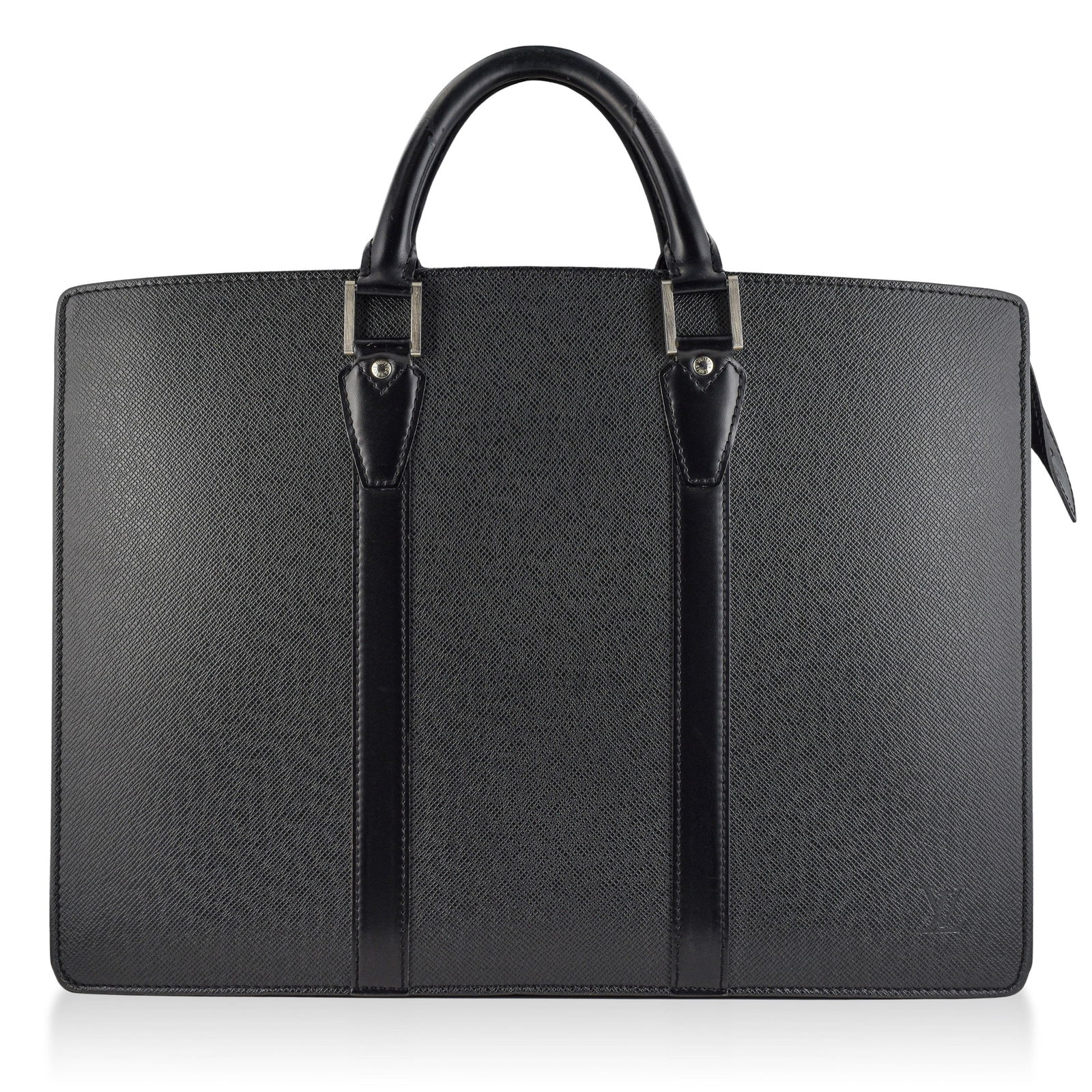 Louis Vuitton Taiga Porte Clement Rosin Briefcase – Black (1 of 3)