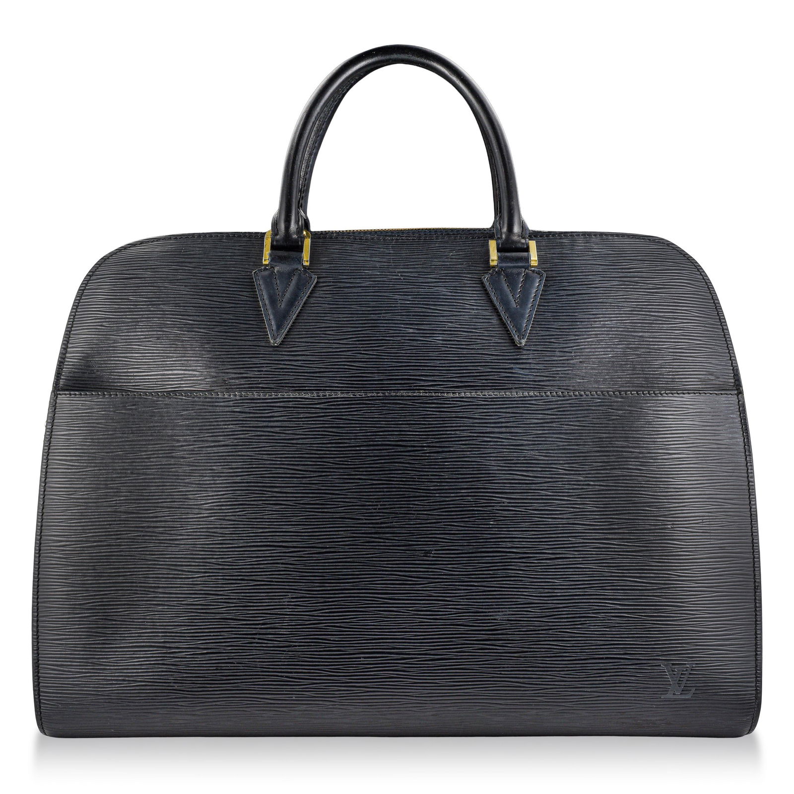 Louis Vuitton Epi Sorbonne Briefcase: The Louis Vuitton Epi Sorbonne Briefcase (M54512) is a refined and versatile business bag, ideal for the modern professional. Crafted from signature Epi leather, it boasts a structured rectangular