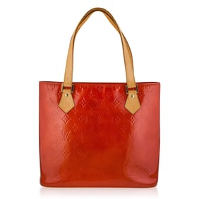 Louis Vuitton Monogram Vernis Houston Tote Bag – Red