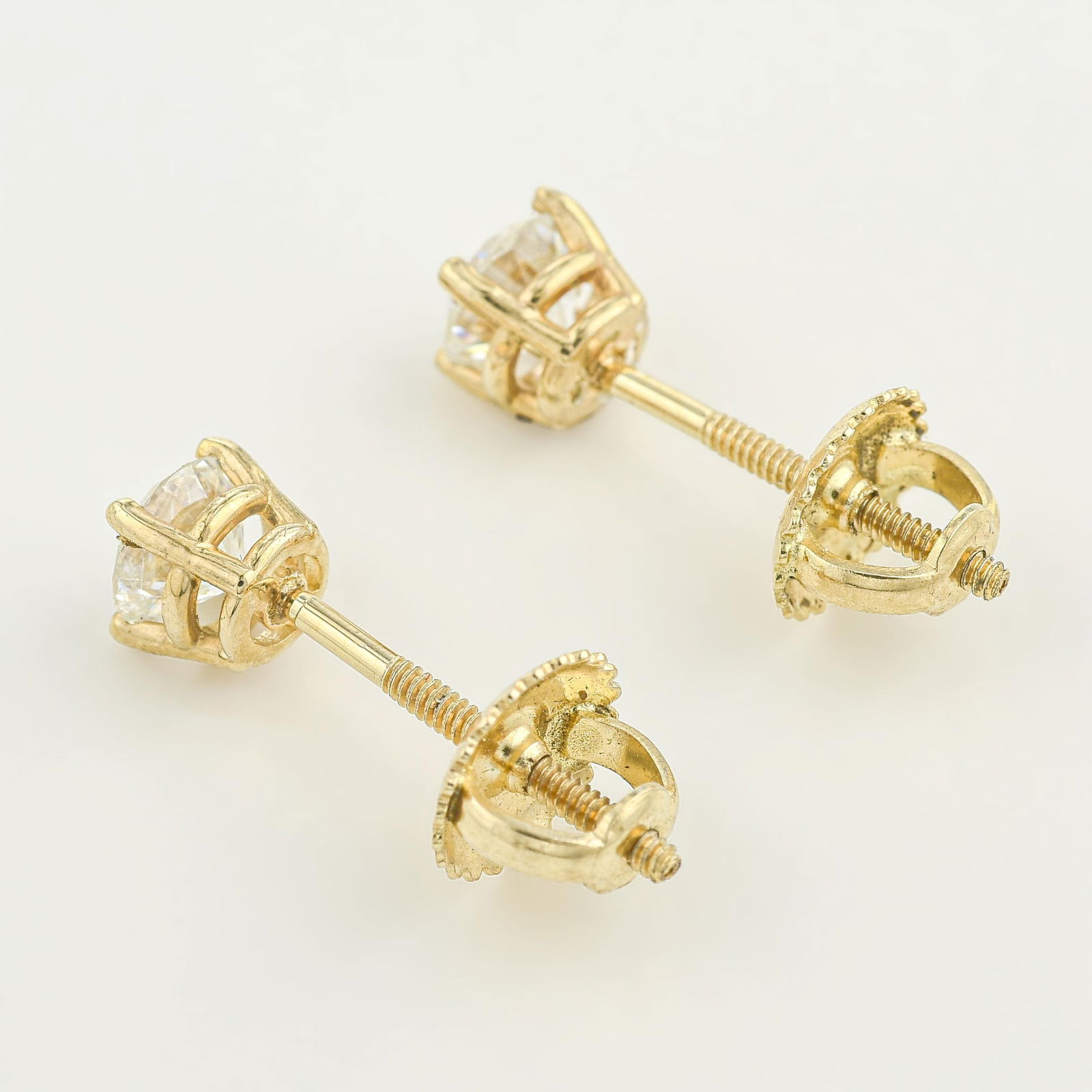 Diamond Stud Earrings - 2