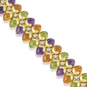Multicolor Gemstone Bracelet