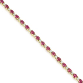 Ruby and Diamond Bracelet