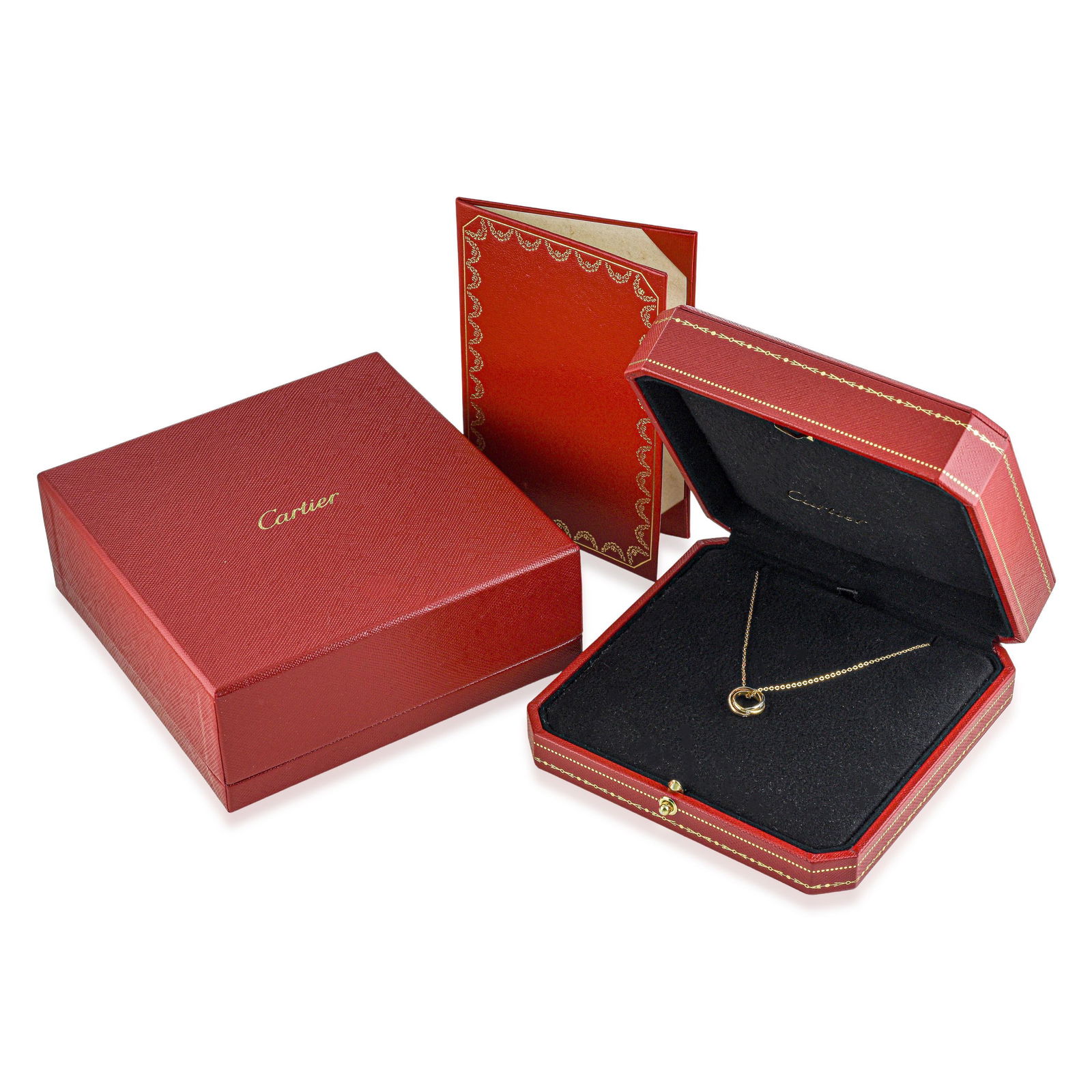 Cartier Trinity Diamond Necklace with Box and Papers (1 of 5)