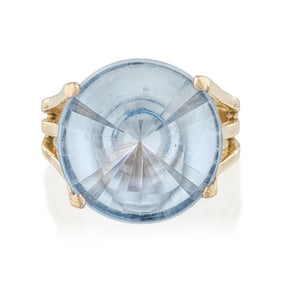 Aquamarine Cocktail Ring