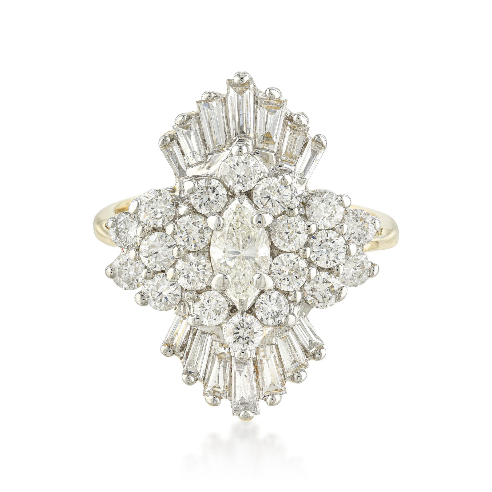 Diamond Cluster Ring (1 of 2)