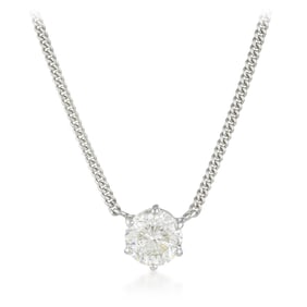 Diamond Solitaire Necklace