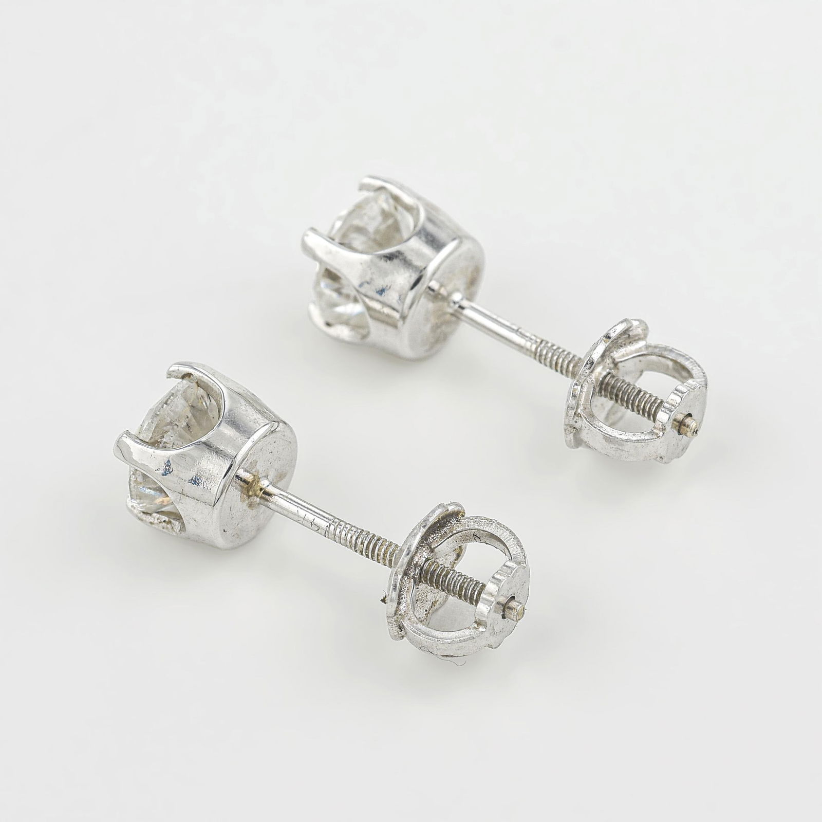 Diamond Stud Earrings - 2