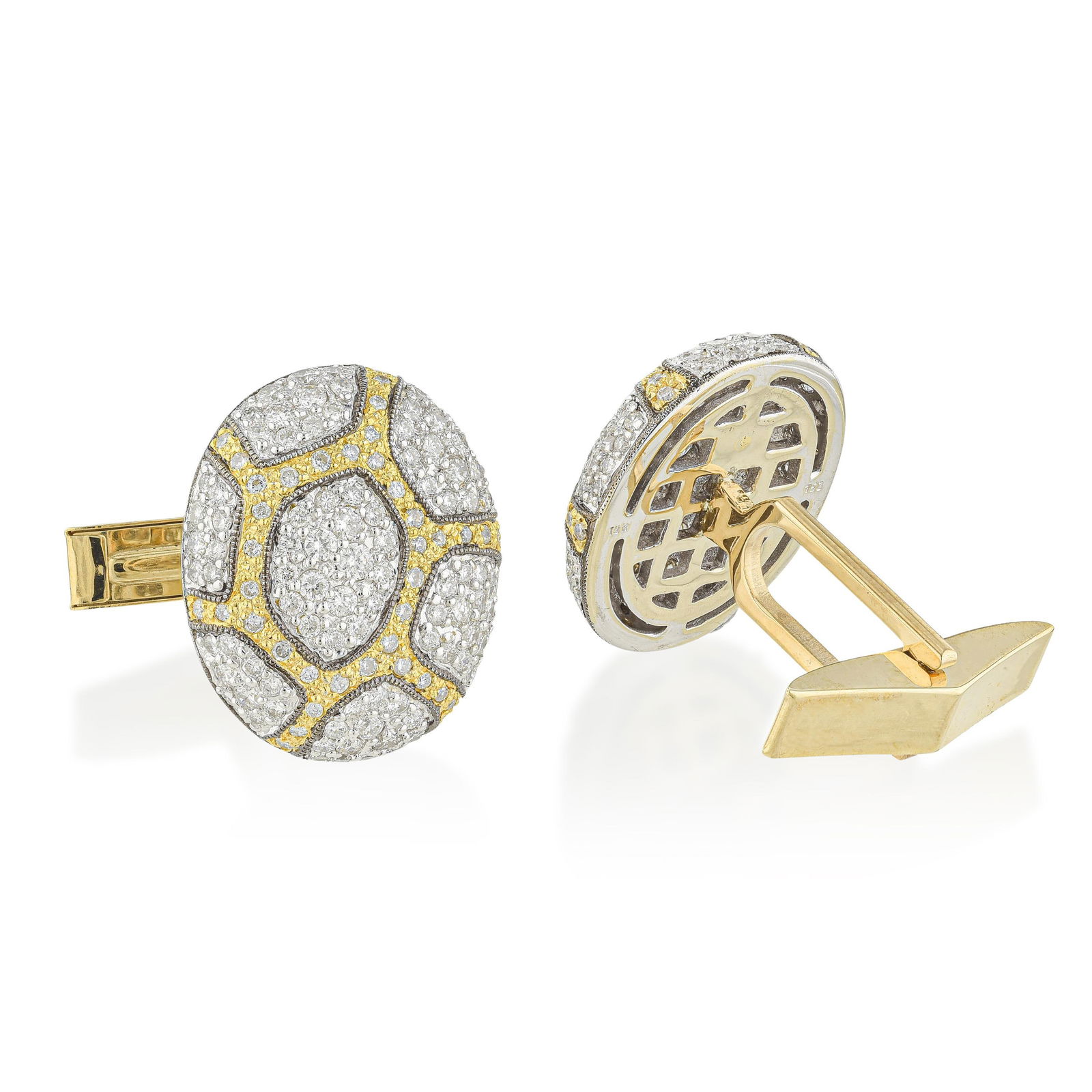 Diamond Cufflinks - 2