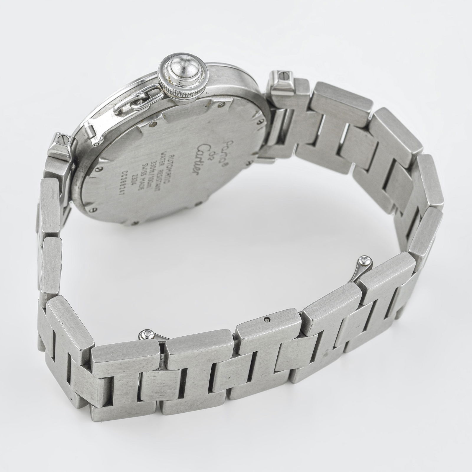 Cartier Pasha In Steel With Grid Dial - 2