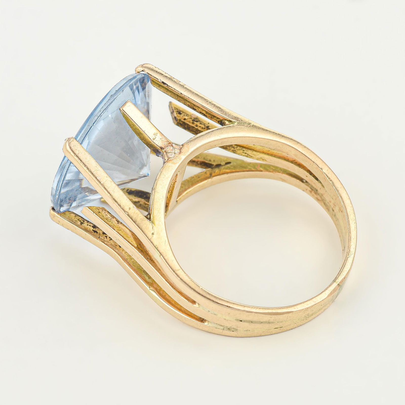 Aquamarine Cocktail Ring - 2