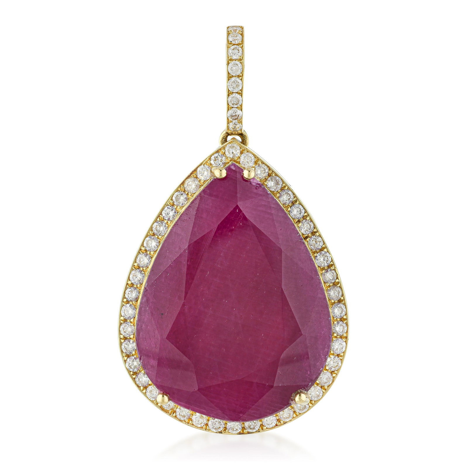 Ruby and Diamond Pendant (1 of 2)