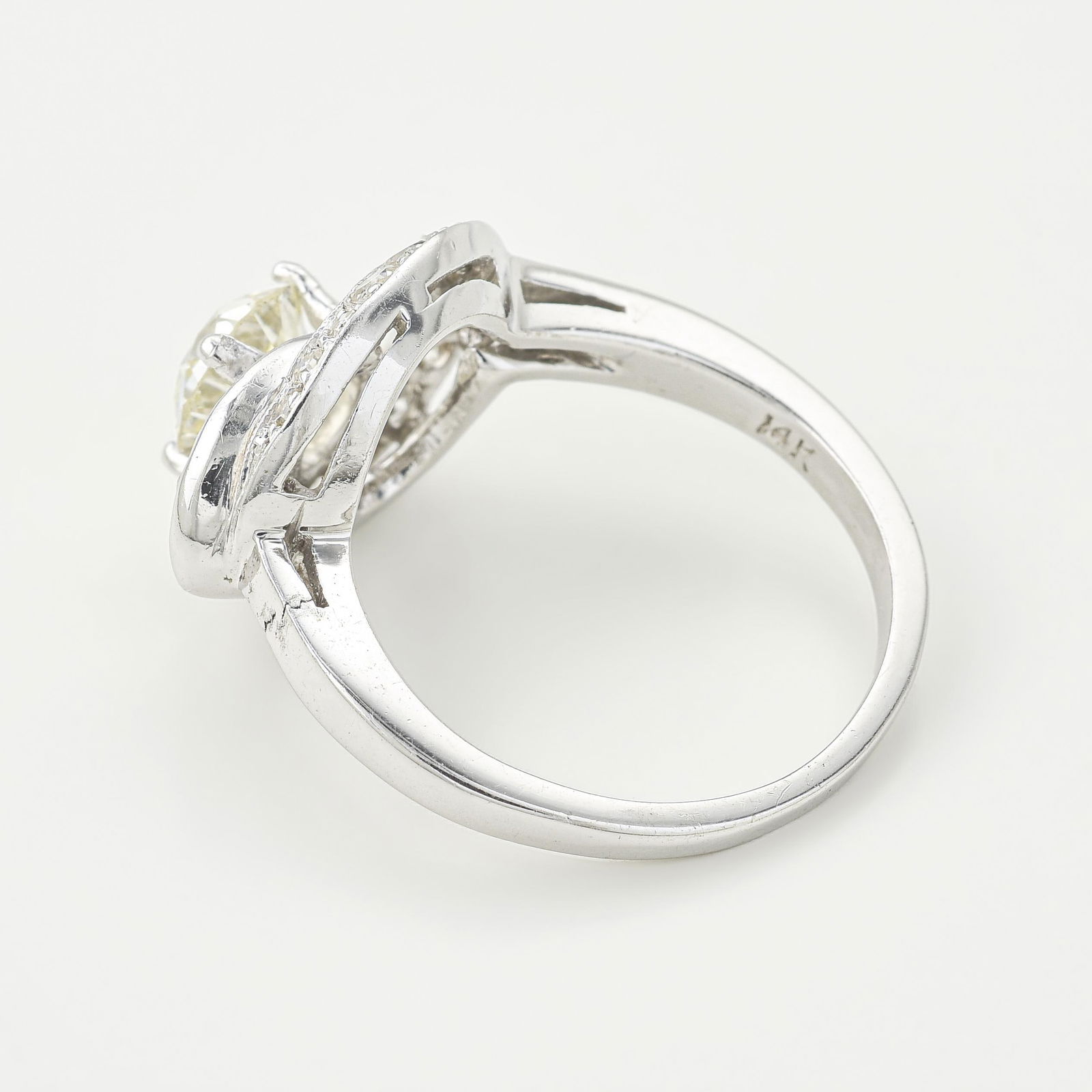 Diamond Swirl Ring - 2
