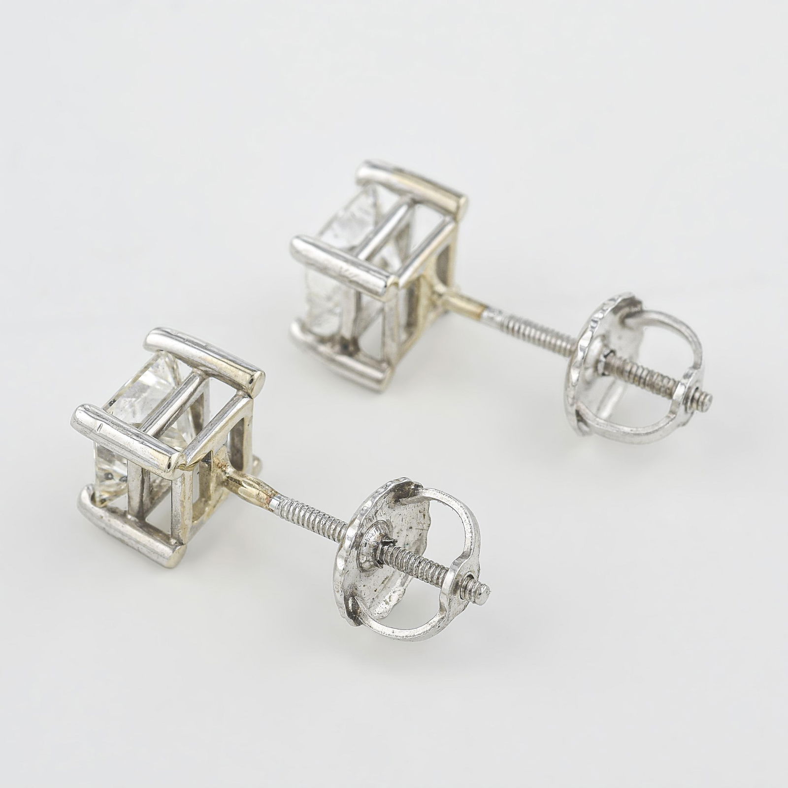 Diamond Stud Earrings (Approx. 1.27 CTW) - No Reserve - 2