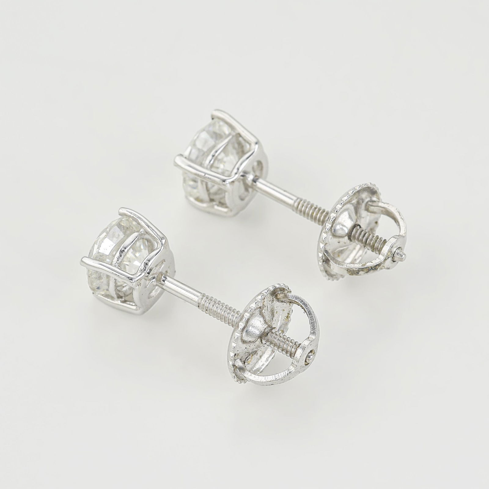 Diamond Stud Earrings (Approx. 1.10 CTW) - 3