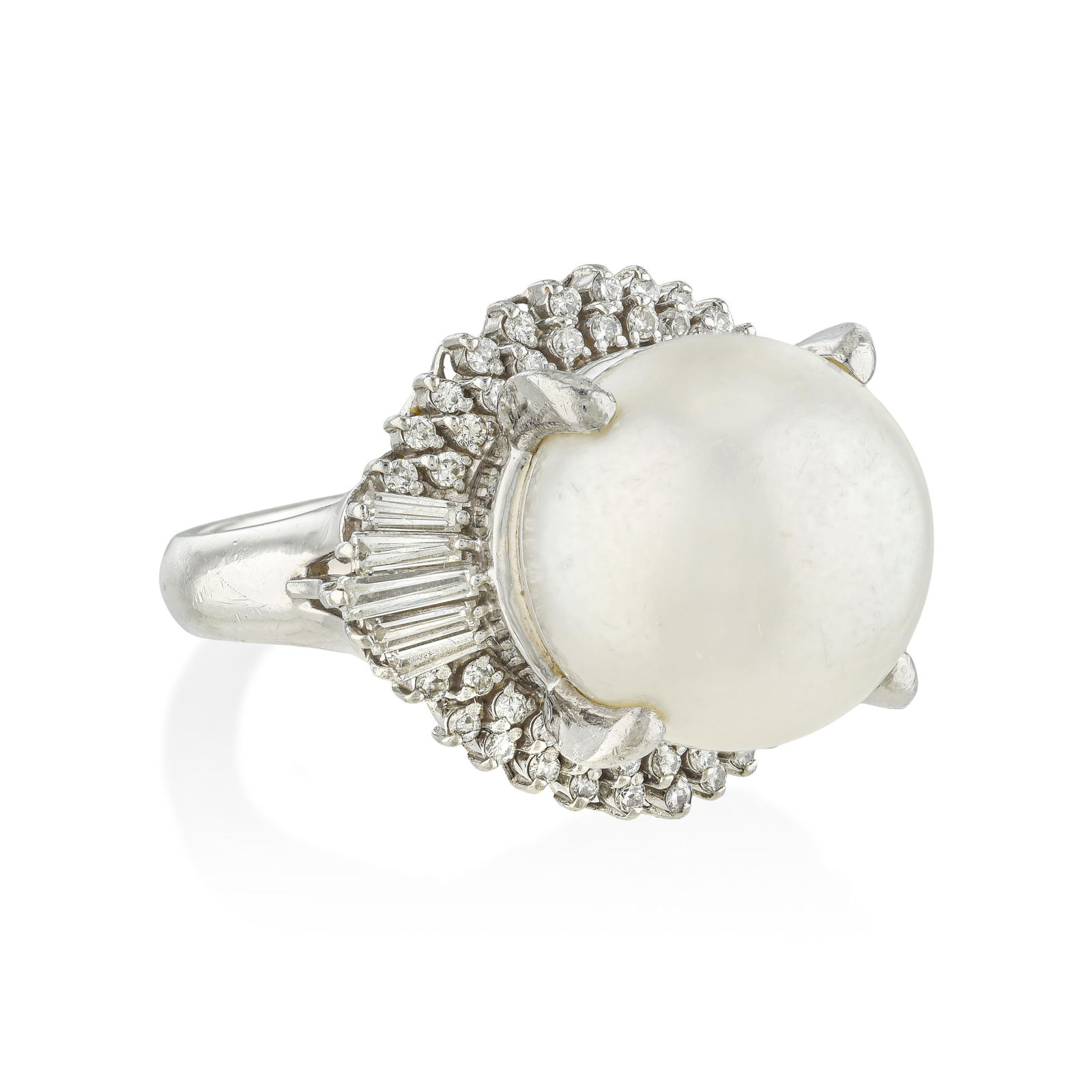 Pearl and Diamond Ring - 2