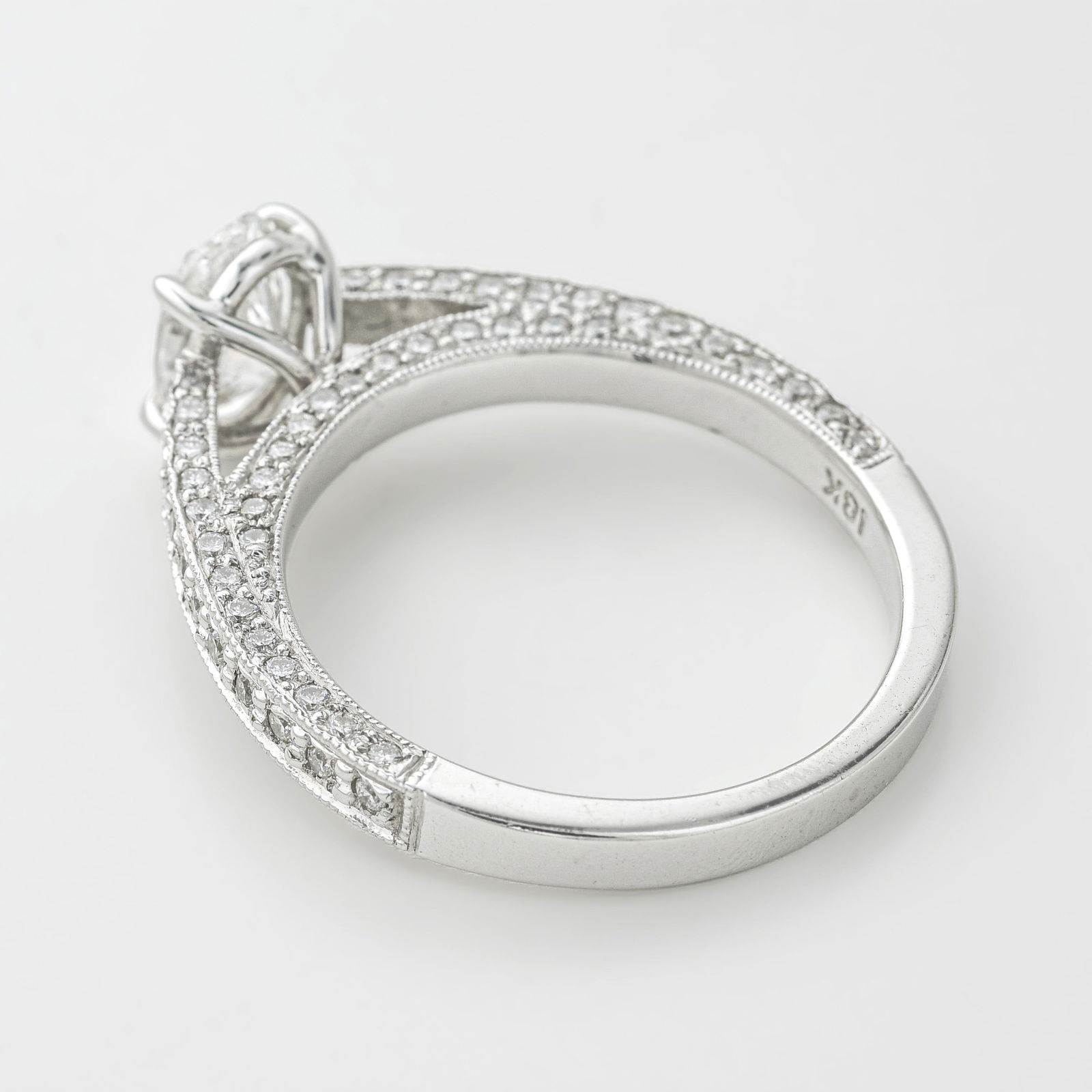 Oval Shape Diamond Engagement Ring - 2